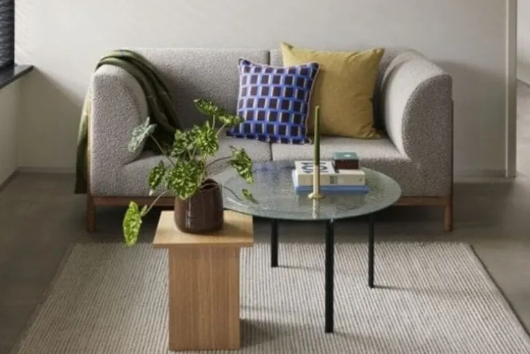 Moment bank 2 zits grijs - 021704