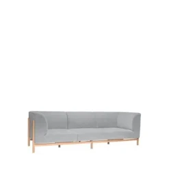 Moment bank 3 zits grijs - 021703