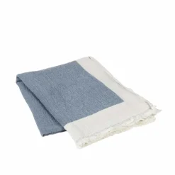 Mona plaid blauw - 130x180cm