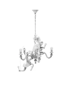 Monkey kroonluchter wit - 14865