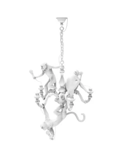 Monkey kroonluchter wit - 14865