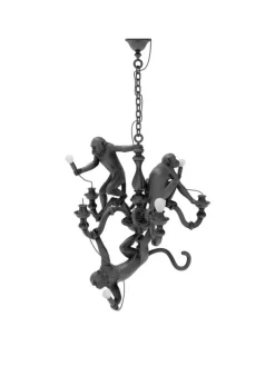 Monkey kroonluchter zwart - 14866