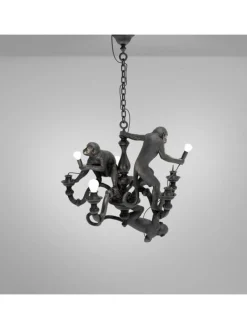 Monkey kroonluchter zwart - 14866