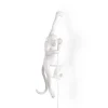 Monkey lamp hanging left - wit