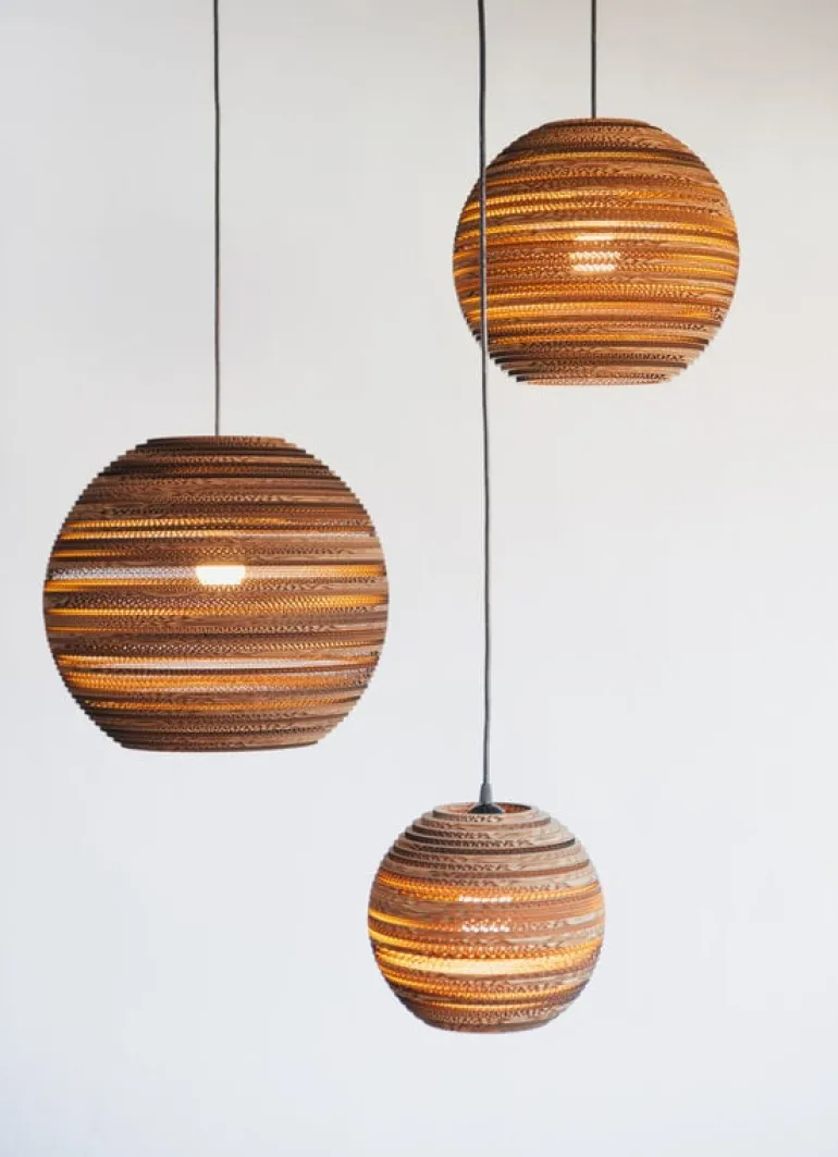 Moon 10 hanglamp naturel - GP-161