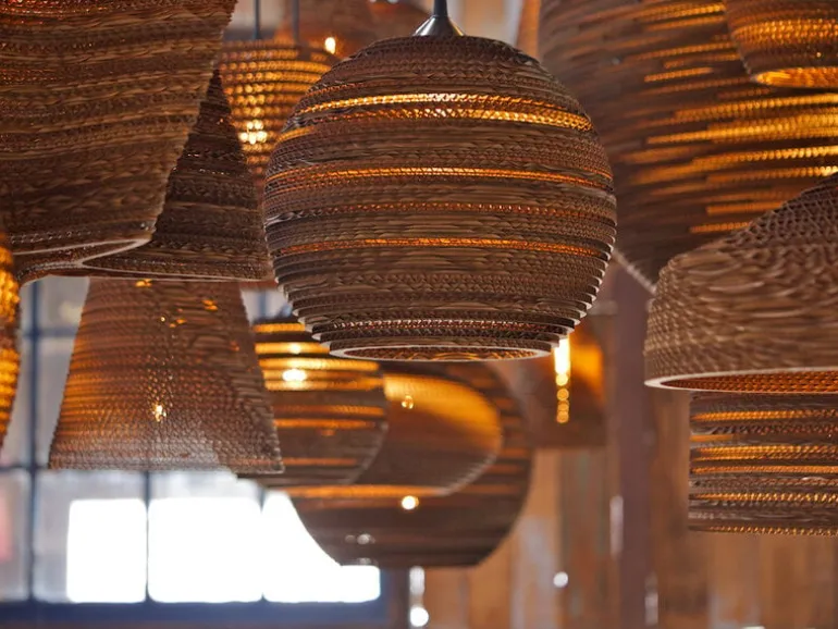 Moon 10 hanglamp naturel - GP-161