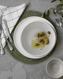 More dinnerborden grijs set van 6 stuks - 267710007