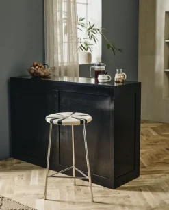 Morice kruk hoog zwart/ivoor - 1681