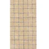 Mosaic vloerkleed wol amber 80x230cm