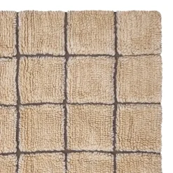 Mosaic vloerkleed wol amber 80x230cm