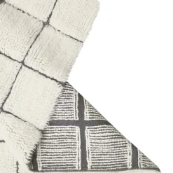 Mosaic vloerkleed wol naturel 170x240cm