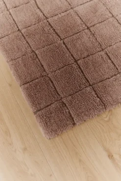 Mosaic vloerkleed wol quartz 80x230cm