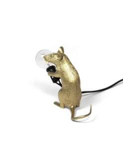 Mouse lamp mac - goud