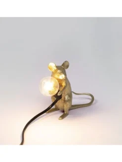 Mouse lamp mac - goud
