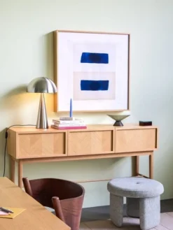 Mush tafellamp tall nickel - 991108