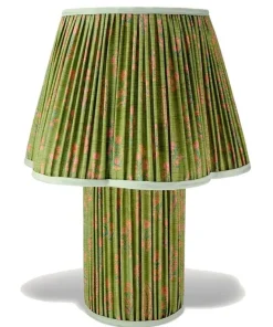 Myra lamp L silk Sami green - 1.20.60.511.060.4
