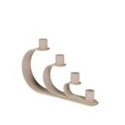 Nami kandelaar - taupe