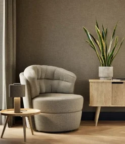 Naturel chique behang linnen look New Jersey - SW-014