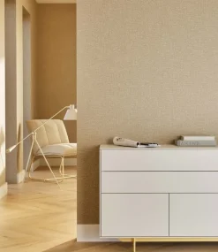 Naturel chique behang linnen look Melbourne - SW-003