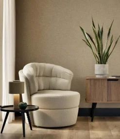 Naturel chique behang linnen look Melbourne - SW-003