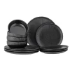 Neri servies zwart set van 12 stuks - 82072666