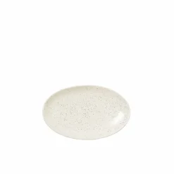 Nordic Vanilla ovale borden small - set van 8 stuks