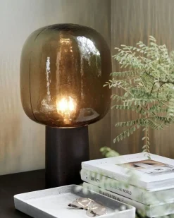 Note tafellamp bruin messing - 203661731