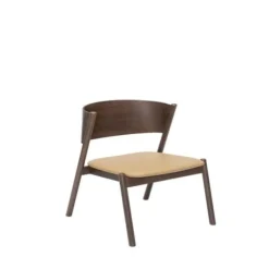 Oblique loungestoel donkerbruin - 331606