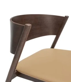 Oblique loungestoel donkerbruin - 331606