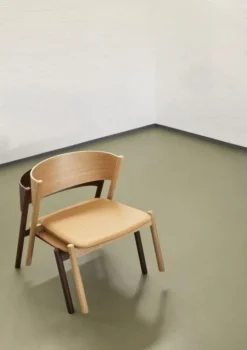 Oblique loungestoel donkerbruin - 331606