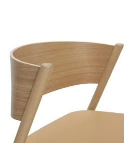 Oblique loungestoel naturel - 331605