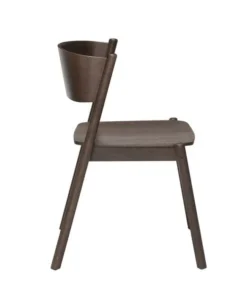 Oblique stoel donkerbruin - 431902