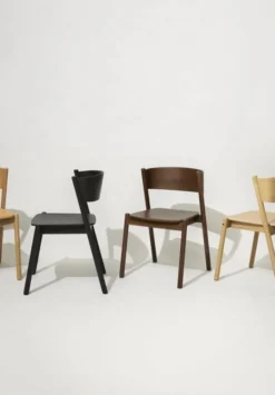 Oblique stoel donkerbruin - 431902