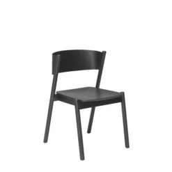 Oblique stoel zwart - 431903