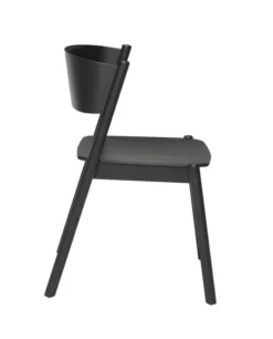 Oblique stoel zwart - 431903