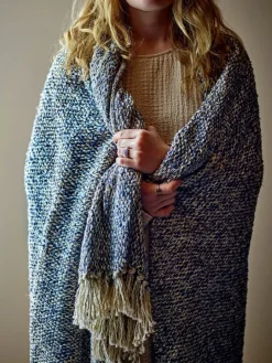 Ocean plaid blauw - 82066526