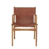 Ollie loungestoel - bruin