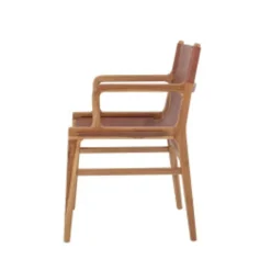 Ollie loungestoel - bruin