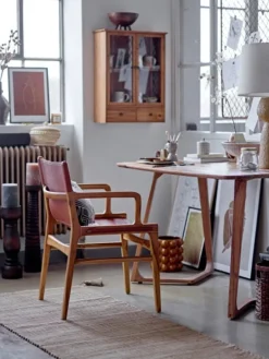 Ollie loungestoel - bruin