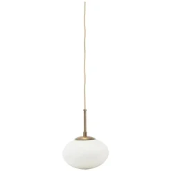 Opal hanglamp wit Ø22cm
