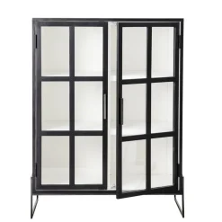 Opal kast eikenhout - zwart