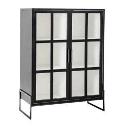 Opal kast eikenhout - zwart