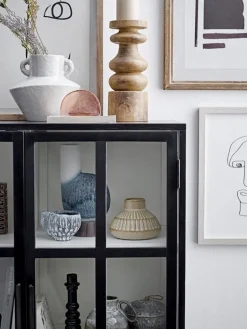 Opal kast eikenhout - zwart