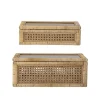 Opbergdoos rotan - set van 2