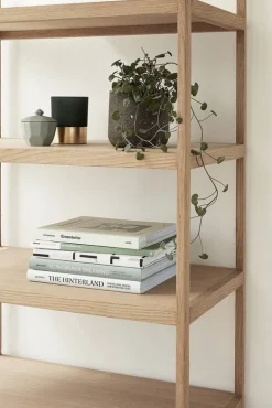 Opbergkast hout met 6 planken