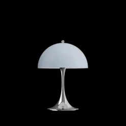 Panthella 250 portable tafellamp chrome opal blue grey - 5744172956