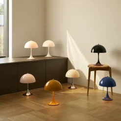 Panthella 250 portable tafellamp chrome opal blue grey - 5744172956