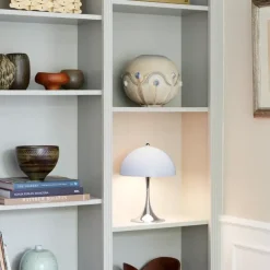 Panthella 250 portable tafellamp chrome opal blue grey - 5744172956