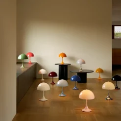 Panthella 250 portable tafellamp opal pale rose - 5744172969