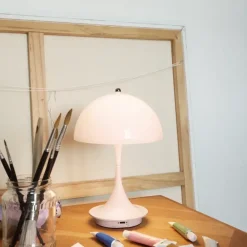 Panthella 160 portable tafellamp opal pale rose - 5744171452